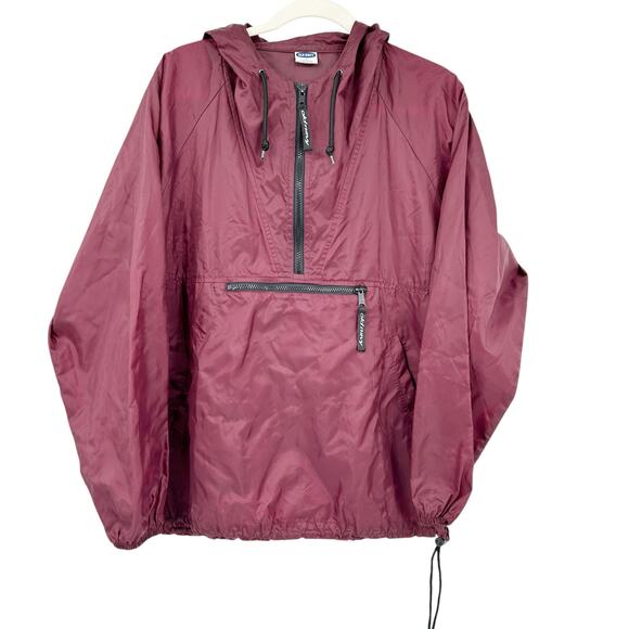 Old Navy Mens Vintage 90s Y2K Packable‎ Anorak Hooded Windbreaker Jacket Size S - Picture 1 of 9